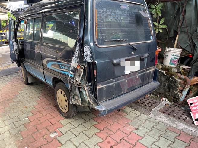 陈男驾驶小货车意外撞死85岁老妇人。(读者提供／曹婷婷台南传真)