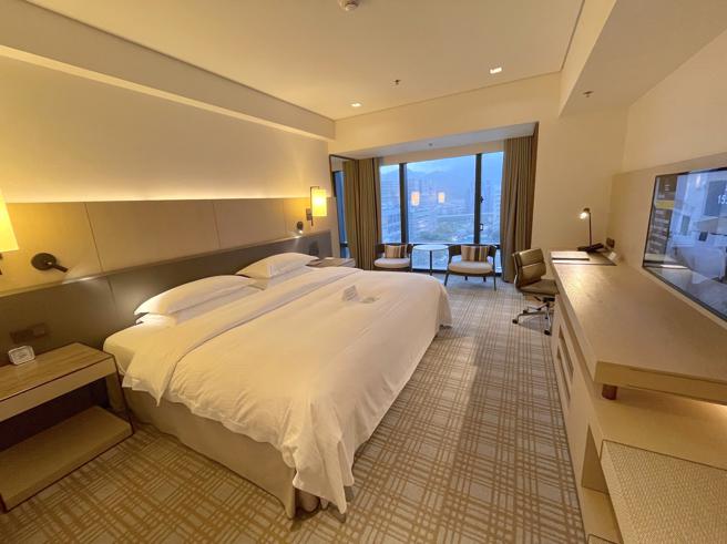 台北万豪酒店推出的「旅行，豪懂你」，活动期间万豪旅享家会员连住2晚台北万豪酒店的经典客房，每晚加价500元，就有价值1000元的台北万豪餐饮折抵券及万豪旅享家额外点数1000点。（何书青摄）