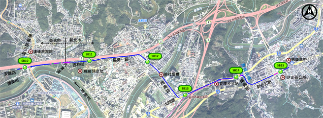 新北捷运局强调，基隆捷运与汐东捷运在大同路汐科站至樟树湾站有竞合问题，且道路路幅不足，因此新北市让出大同路路廊及社后机厂，提供基隆捷运共轨及共用机厂，皆是以宏观的角度、跨区域城市治理之概念规划捷运路网，绝非本位主义。(新北捷运局提供)