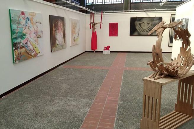 「挟山超海艺术展」展期至8月6日。　图：北海岸及观音山国家风景区管理处／提供