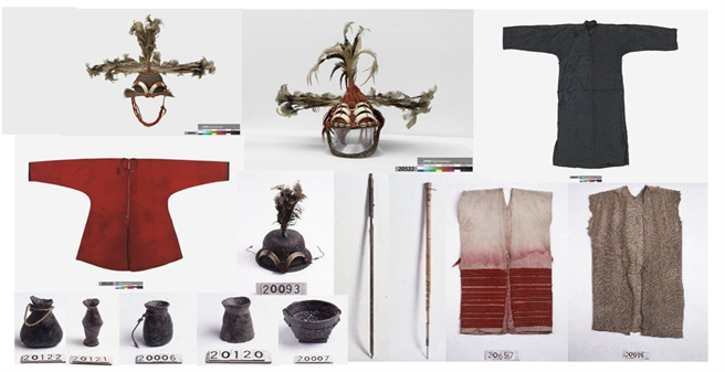 中央研究院民族学研究博物馆馆藏500多件花莲光復马太鞍部落文物逾60年，其中49件将在9月3日返乡展出。（中央研究院民族学研究博物馆提供／罗亦晽花莲传真）