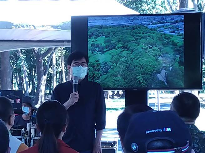 陳其邁表示，市府將持續跟時間賽跑加速推動仁武建設，根據地方里長及民眾的需求投入市政建設。(記者林雅惠攝)