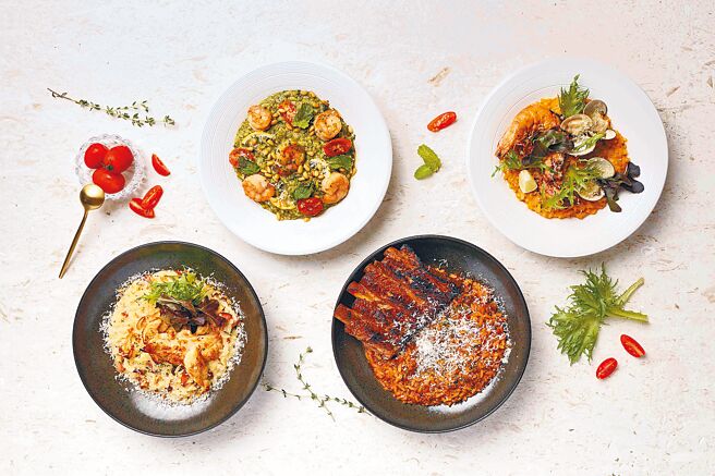 八月堂共推18道主食，包含嫩煎鸡肉义大利麵等。（八月堂提供）