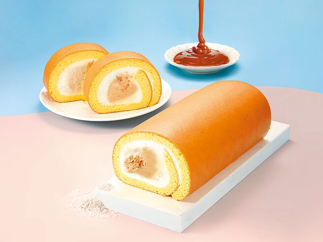 亚尼克「焦糖盐之花」生乳卷，465元。（亚尼克提供）