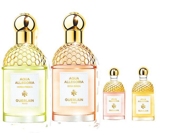 比漾广场GUERLAIN花草水语香氛，推荐价7900元至1万800元。（比漾广场提供）