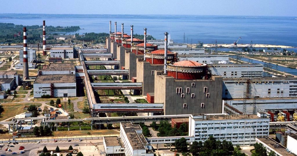 札波罗热核电厂有6个反应炉，是欧洲最大规模的发电厂，其发电量佔到乌克兰的1/4。图/IAEA(photo:ChinaTimes)