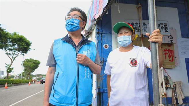 国民党苗栗县长参选人谢福弘今天也发声明谴责坤舆暴力事件。（谢福弘团队提供／李京升苗栗传真）