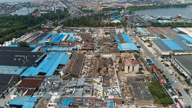 江蘇遭龍捲風突襲，大數據揭祕中國易發龍捲風時地。（中國天氣網）