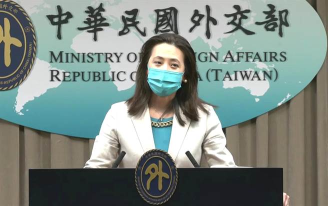 外交部發言人歐江安(取自外交部直播畫面)