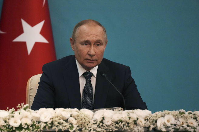 俄羅斯總統蒲亭。（圖/ 美聯社）