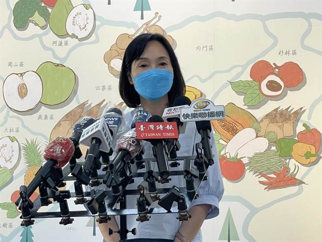 国民党高雄市长参选人柯志恩上周快筛阳性确诊，近日隔离期满出关，柯志恩确诊后首度接受媒体联访。（洪浩轩摄）