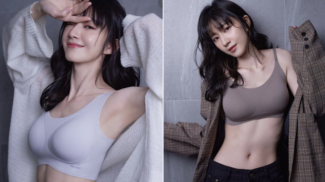 演员谢翔雅因演出《通灵少女》中的学姊爆红，近日贴出了身穿白色比基尼的辣照。(图/谢翔雅 IG)