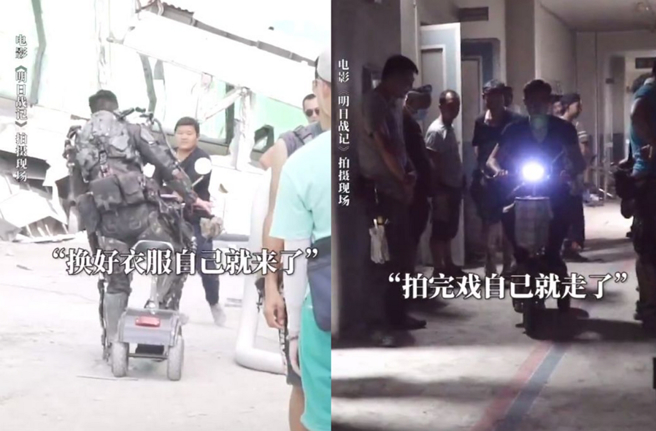 古天乐低调节俭性格被网友推爆。(图/ 摘自电影《明日战记》拍摄花絮)