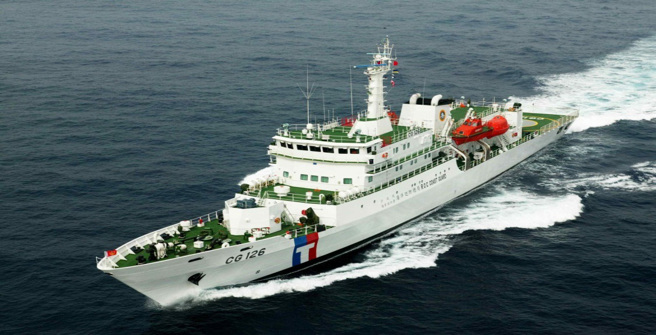 台南艦是中信造船承製的2000噸級海巡艦。(圖/海巡署)