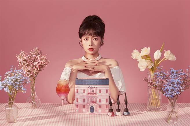 簡廷芮擔任手搖飲聯名代言人。（藝和創藝提供）