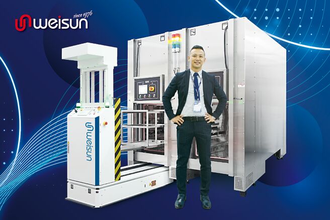 伟胜仪器工业总经理陈玟翰带领公司经营绩效卓着。图／伟胜提供