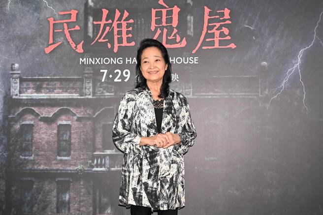 沛小嵐首次演出鬼片，拍攝前有特地請示神明。（采昌、馬棋朵提供）