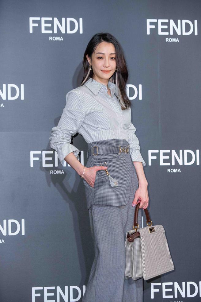 謝欣穎透露自己常逛男裝，中性設計與男友一起穿也合適。（吳松翰攝）