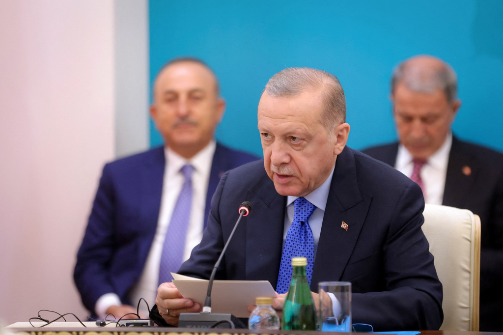 土耳其总统艾尔段（Recep Tayyip Erdogan）7月19 日于德黑兰出席「阿斯塔纳模式」（Astana-Format）会议。（路透社）(photo:ChinaTimes)