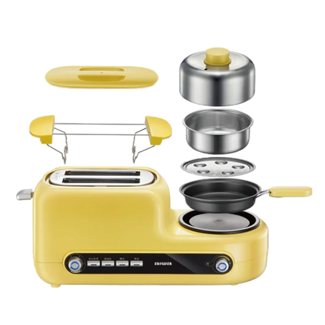 乐天市场上WBC的AIWA爱华多功能早餐机，原价3799元，特价1979元。（乐天市场提供）