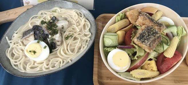 行政院21日院会决定年底前让石斑鱼纳入国中小学营养午餐。图为石斑鱼入菜示意图。（谢佳潾摄）