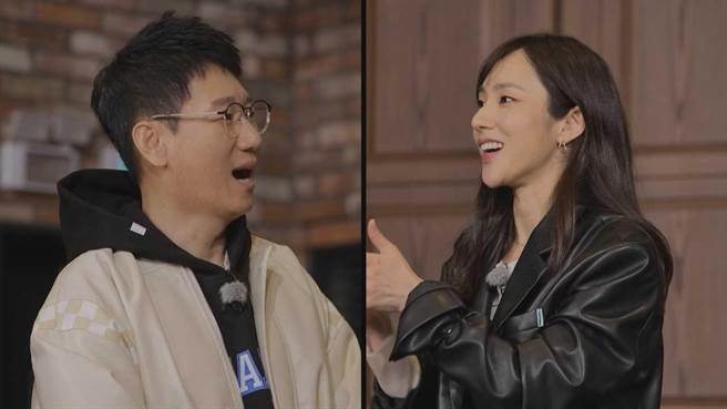 朴雅仁开心圆梦见到池锡辰。（中天提供）