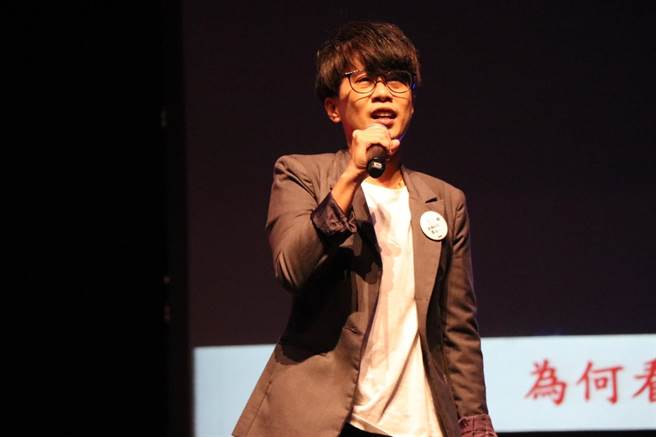 超级偶像人气歌手江明娟。（蔡明亘摄）