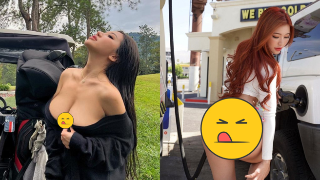 萧佩儿做事从不在意他人目光，日前更是穿起比基尼便用力捣起麻糬。(图/萧佩儿 IG)