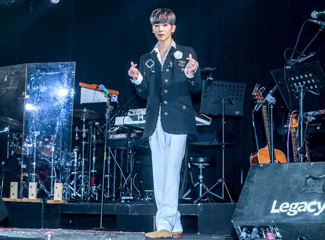 Bii今晚在台北Legacy举办演唱会。（粘耿豪摄）
