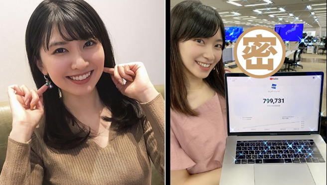 为庆祝Youtube破80万订阅，桧木沙耶的比讚手势引起争议。（图／撷取自桧木沙耶IG、 @takigare3 Twitter）