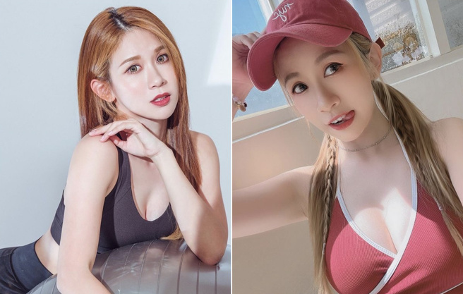 琪琪的IG上除了穿着啦啦队服的工作照，也有一些展露身材的养眼照。(图/琪琪 IG)