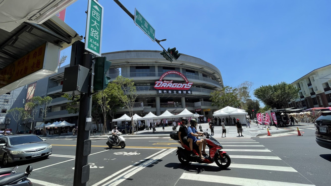 新竹棒球場。（毛琬婷攝）