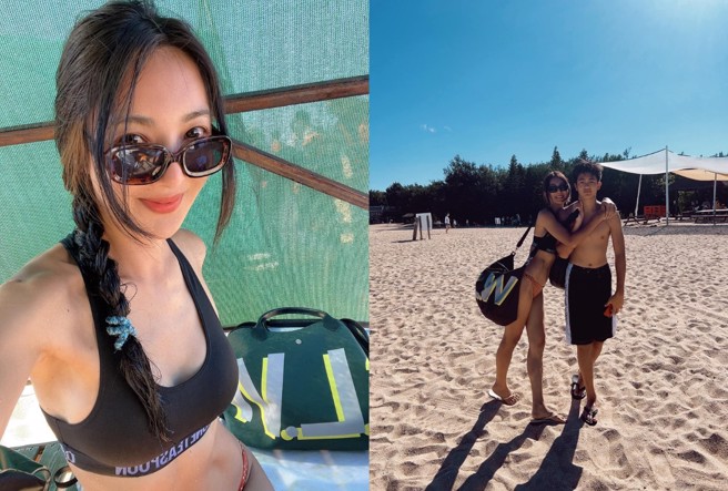 吴速玲近日前往澎湖旅游，称讚当地美景的同时，也感嘆厕所等基本公共设施的不足。（图／翻摄自妈咪速玲脸书专页）