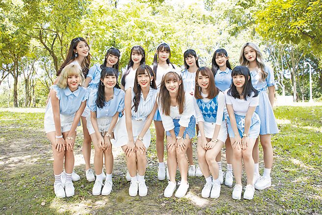 「AKB48 Team TP」近日释出由「Unit Daisy」小组演唱新单曲，日前开心拍摄MV。（好言娱乐提供）