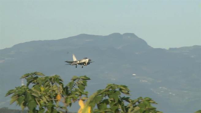 IDF经国号战机。（蔡旻妤摄）