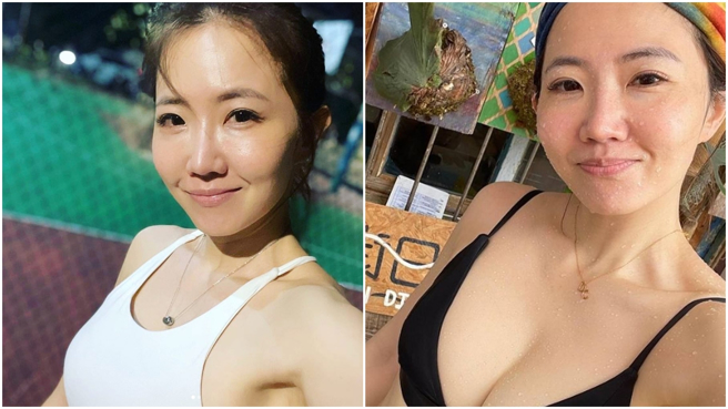 謝忻6月底到綠島體驗打工換宿。（圖/謝忻IG）