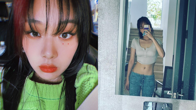 韩星BIBI近日开直播时突痛哭令粉丝相当心疼。（图／IG@nakedbibi）