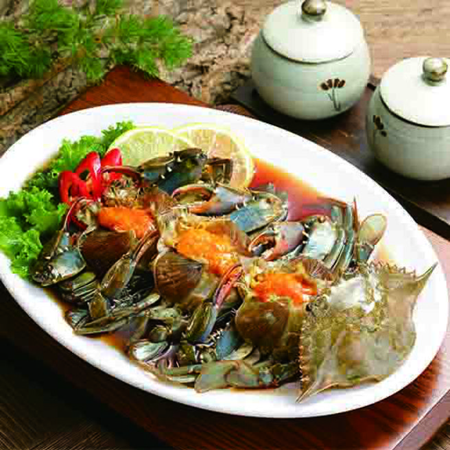 SOGO忠孝馆Onggolchan 酱油螃蟹，售价250元至350元。（SOGO提供）