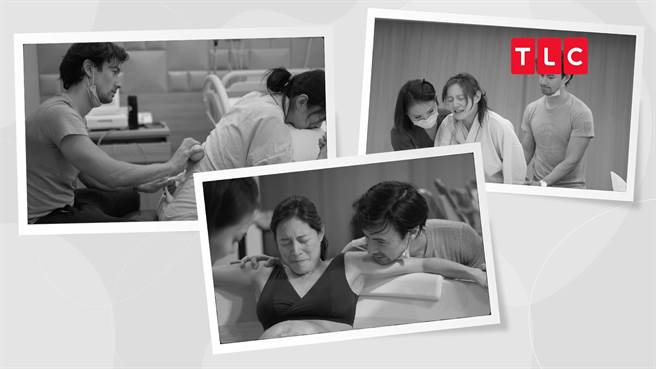 经过数小时的阵痛，Janet和George终于迎来家庭新成员Dylan。（TLC提供）