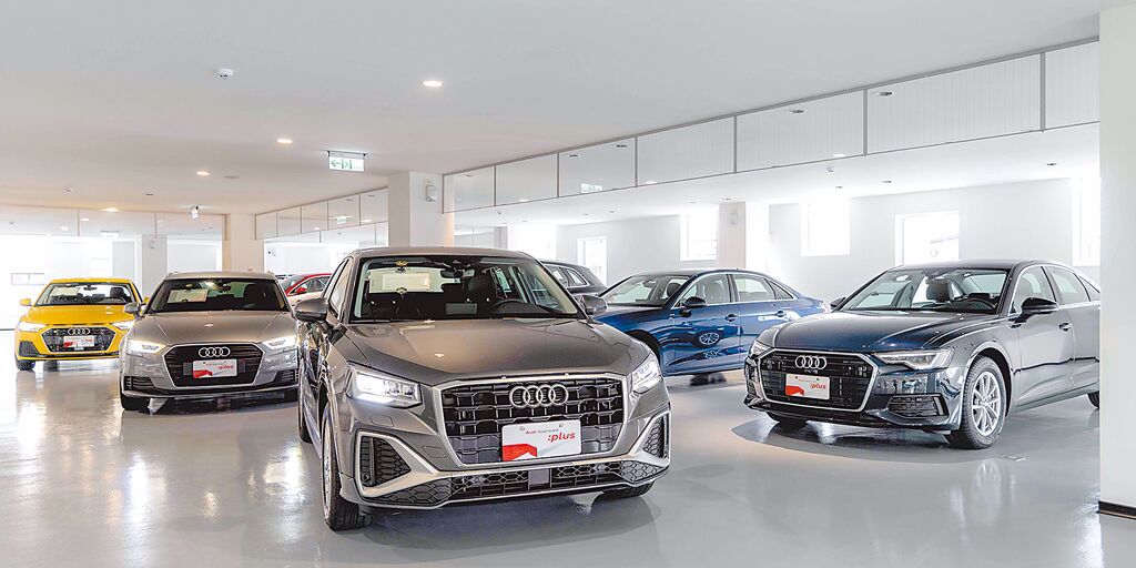 Audi鳳山據點附設Audi Approved：plus嚴選中古車展示區。（台灣奧迪提供）