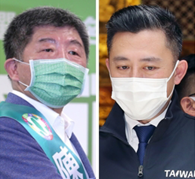 民进党台北市长参选人陈时中（左）、民进党桃园市长参选人林智坚（右）。（资料照片合成）