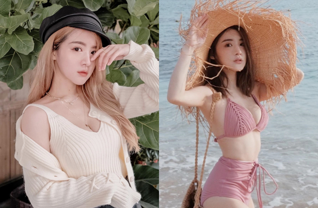 阿沁老婆花花先前确诊。（图／翻摄自Flora＊花花脸书）