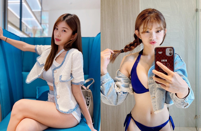 林颖乐是新一代啦啦队女神。（图／翻摄自ninalin1231 IG）