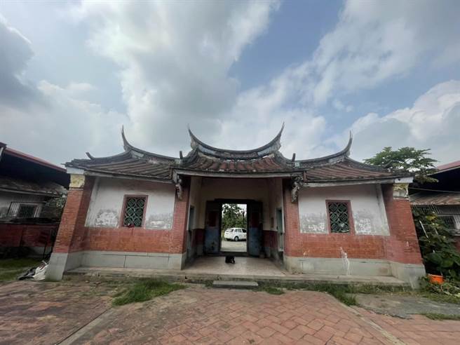 台中市潭子「林九牧公祠」距今已133年，将进行修復再利用计画。（陈淑娥摄）