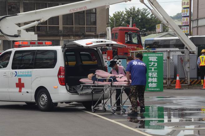 苗栗县政府26日举办万安45号演习。（苗栗县警局提供／谢明俊苗栗传真）