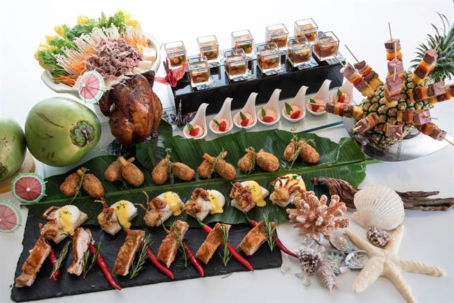 欧风馆8月午餐、晚餐及下午茶全面8折优惠，用餐再赠「柑橘优格慕斯」。（大仓久和大饭店提供）