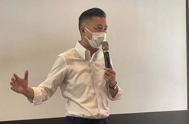 民进党桃园市长参选人林智坚。(资料照片/吕筱蝉摄)