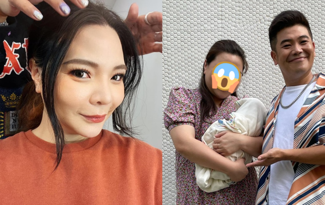 马国毕贴出小甜甜没修图的照片，意外泄她现在的脸型。（图／FB@小甜甜、马国毕）