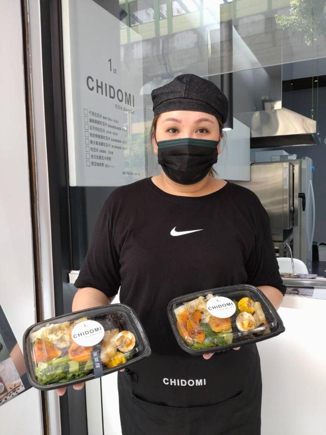 （「吃豆米-御弁当」主菜选择多样，强调健康养生也美味。图／曾丽芳）