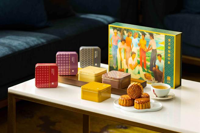 国宾中秋月饼礼盒六入。（国宾提供）